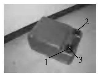 Portable fuel tank front view