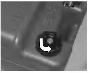 Air vent screw on fuel tank cap for F25/20BW