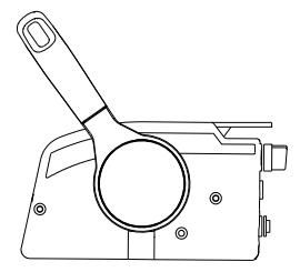 Remote control lever moved to forward for F25/20FW