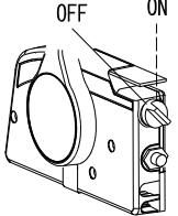Main switch turned to OFF for F25/20FW