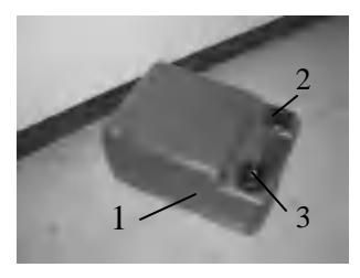 Portable fuel tank front view