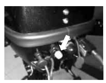 Engine stop button location