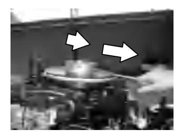 Emergency starter rope wound around flywheel