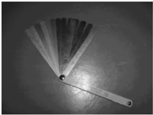 Clearance gauge special tool