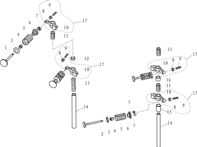 Parsun F9.9/F15 VALVE