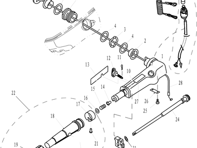 Parsun F4/F5 STEERING