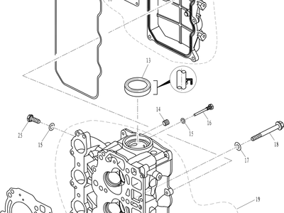 Parsun F30/F40 CYLINDER